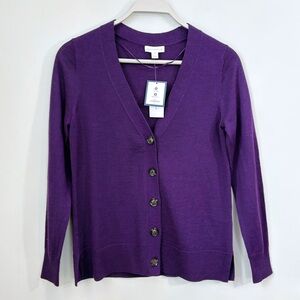 NWT Charter Club Merino Wool Blend Cardigan